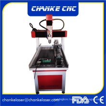 Double Heads Small CNC Wood Cutting Machine with Rotary